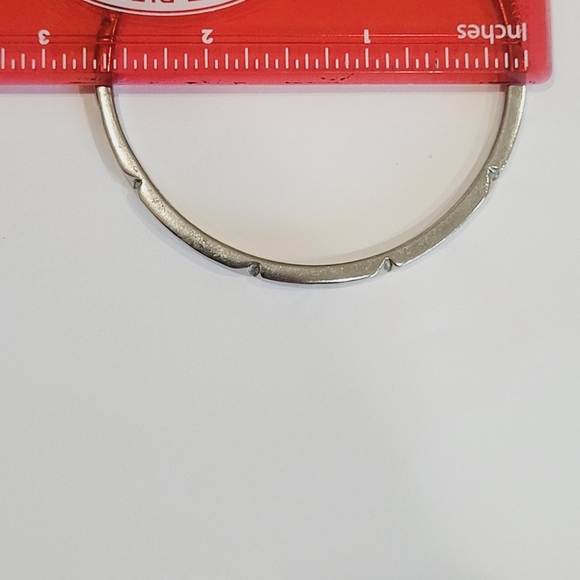 Vintage beautiful sterling silver bangle, Taxco Mexico 925 Signed - Picture 6 of 9